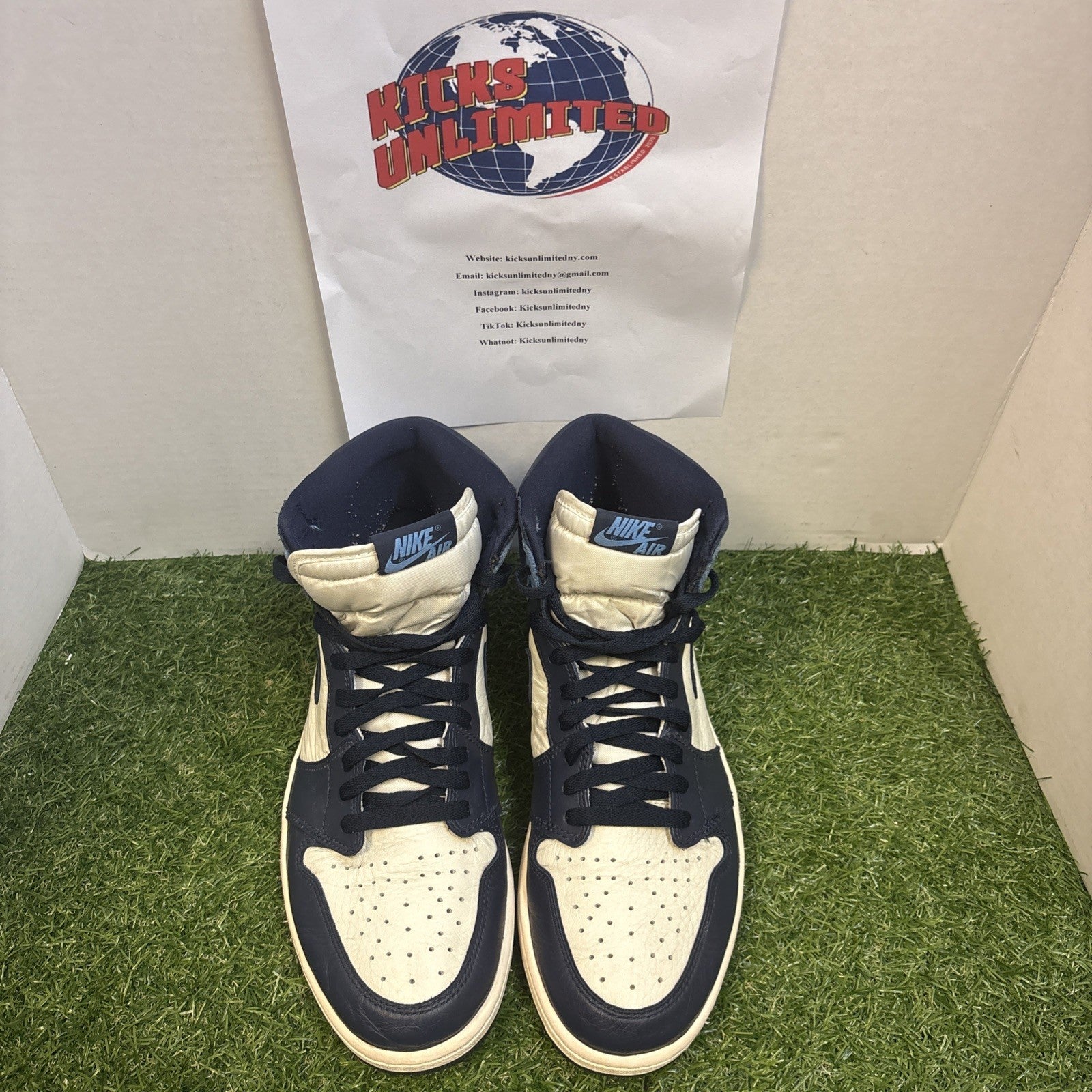 Size 13- Jordan 1 Retro OG High Obsidian UNC 20193