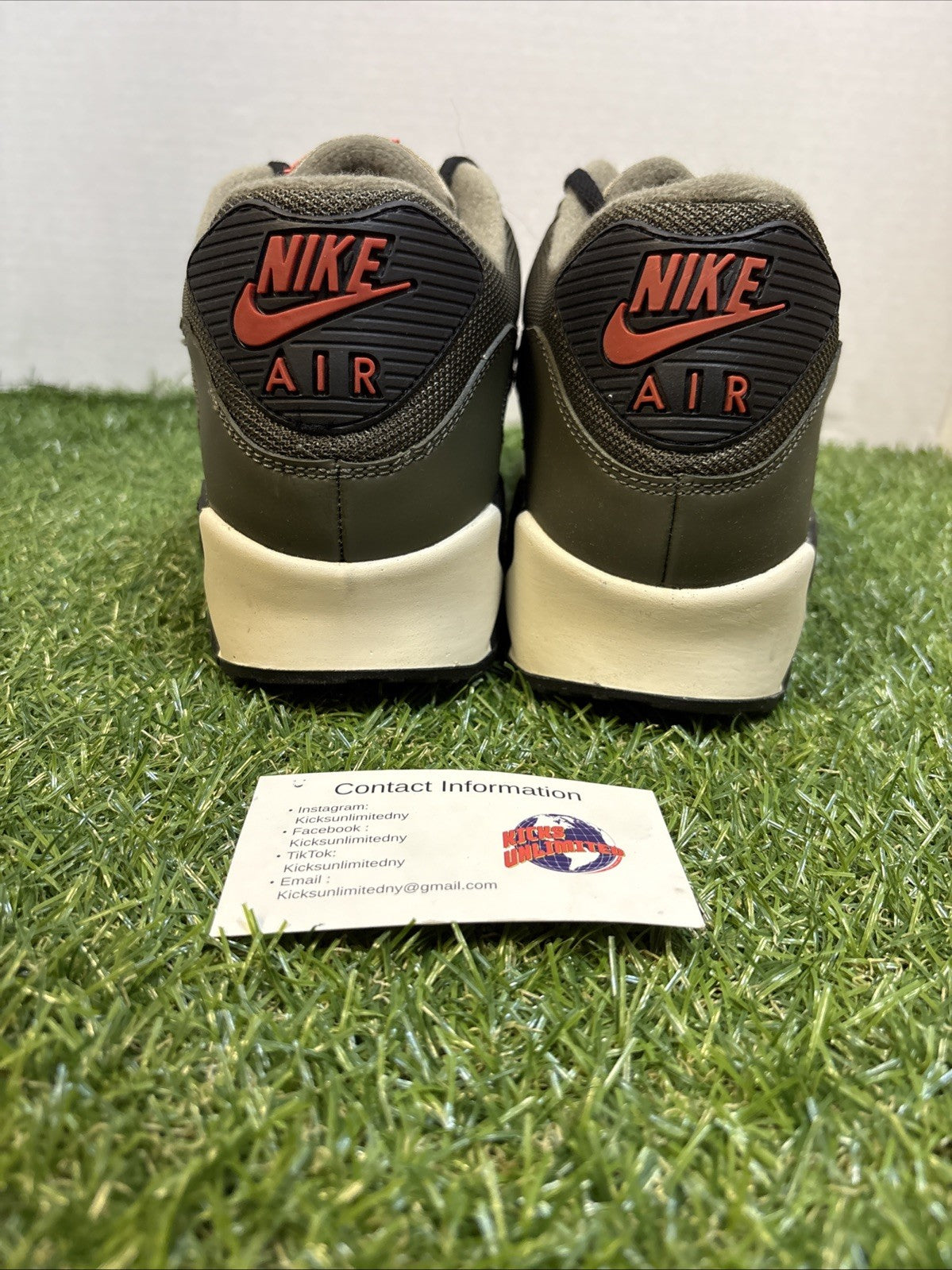 Size 12   Nike Air Max 90 Essential Olive5