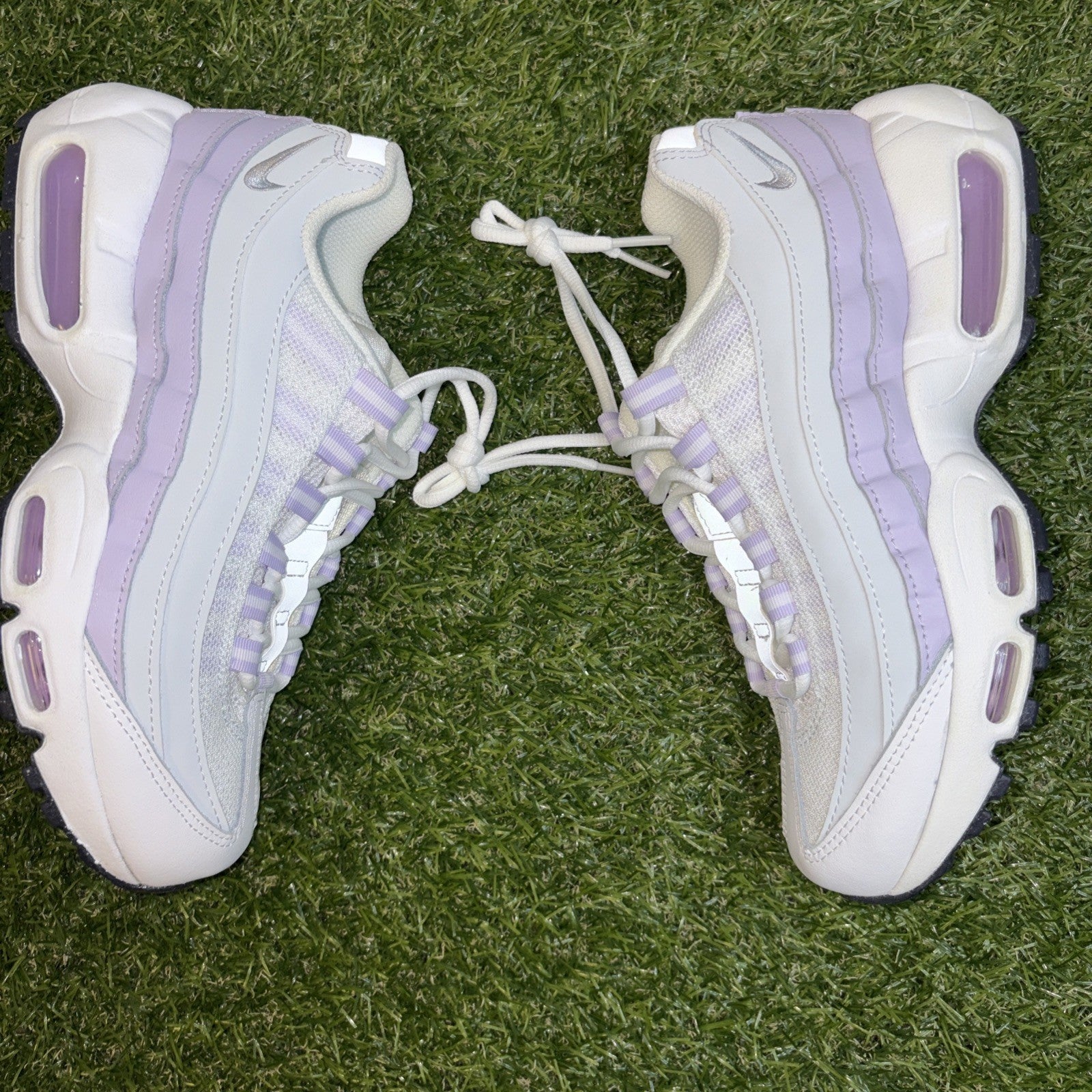 Nike Air Max 95 Recraft White Violet Frost (GS) - Size 5Y3