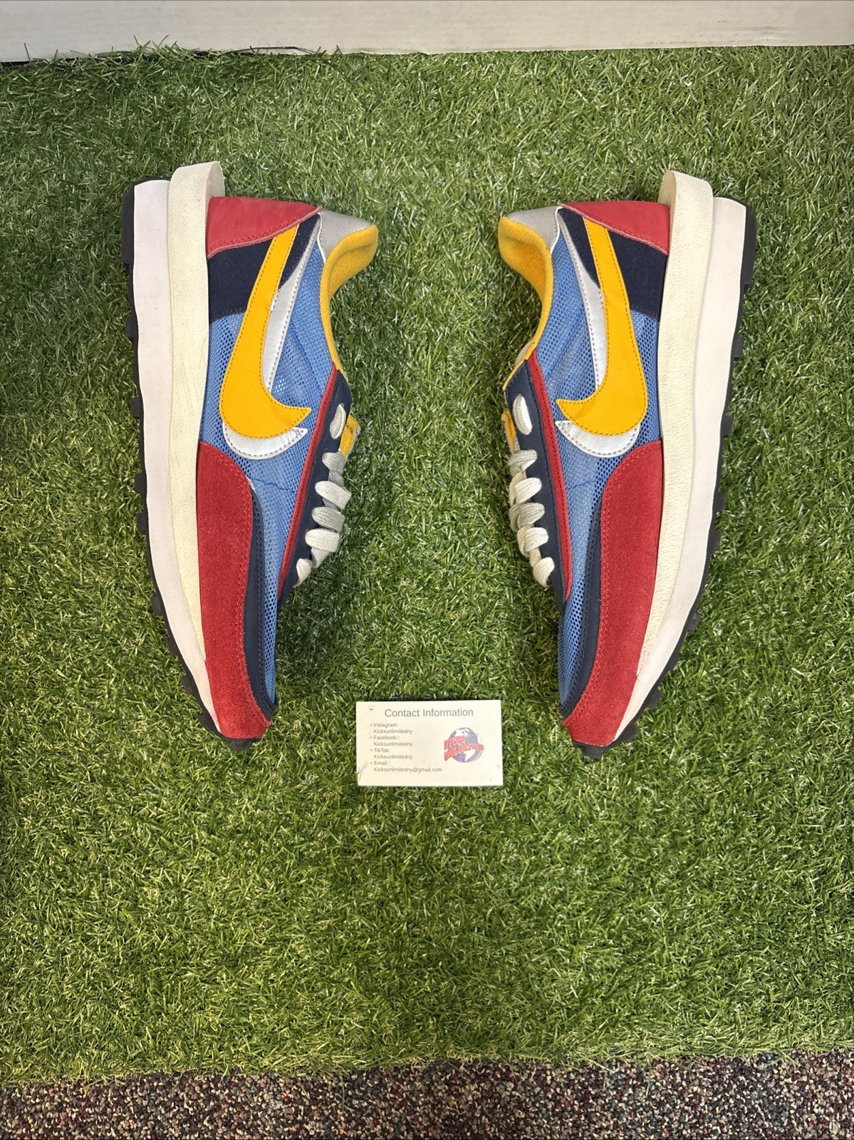 Size 12   sacai x Nike LDWaffle Varsity Blue0