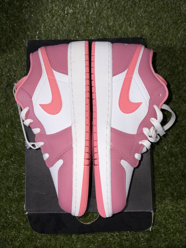 Air Jordan 1 Low GS Berry Pink 553560 616 Size 6Y/ 7.5 Wmns Retro Sneakers3