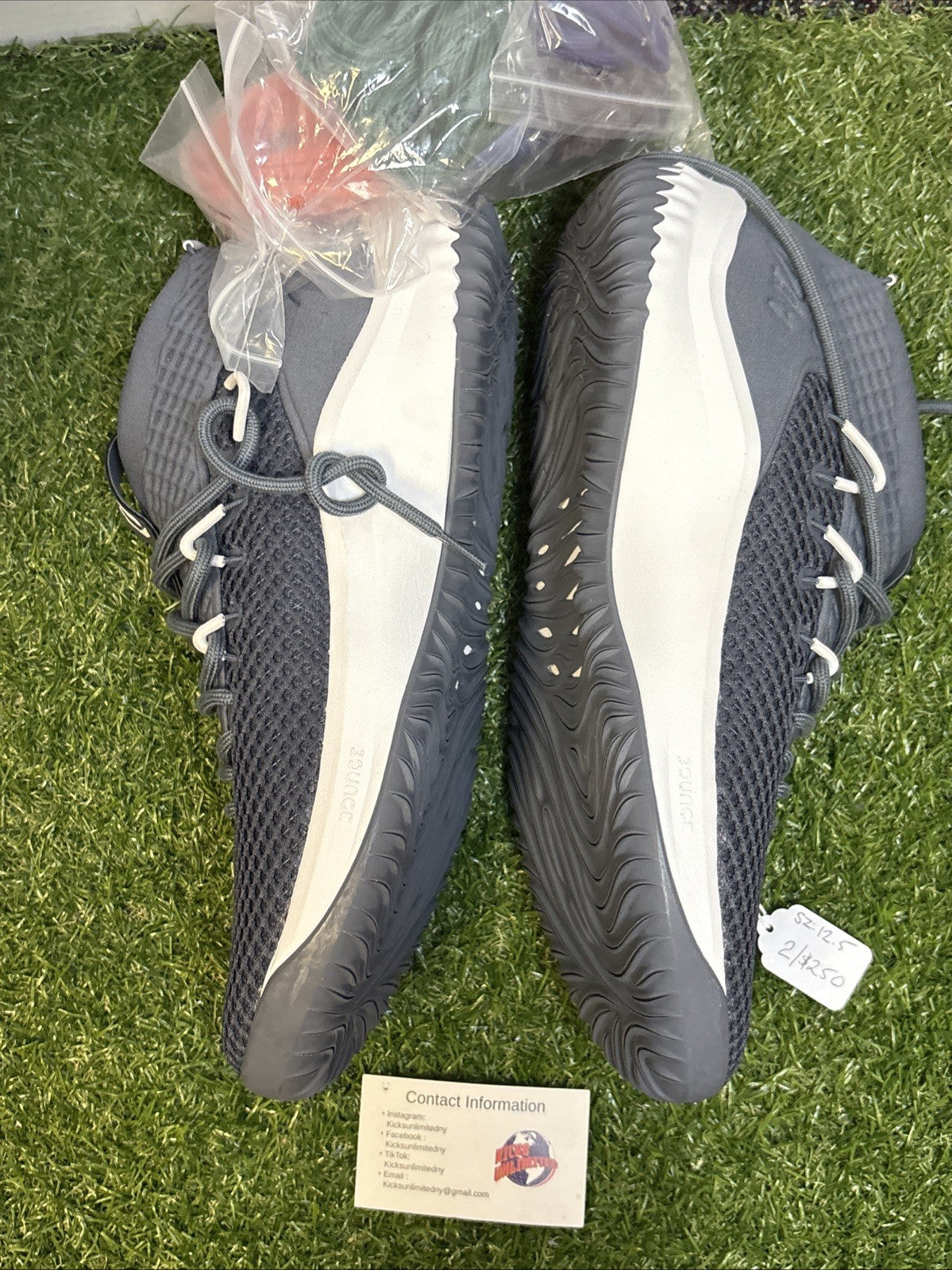 Size 12.5   Adidas Dame 4 Onix   B760082