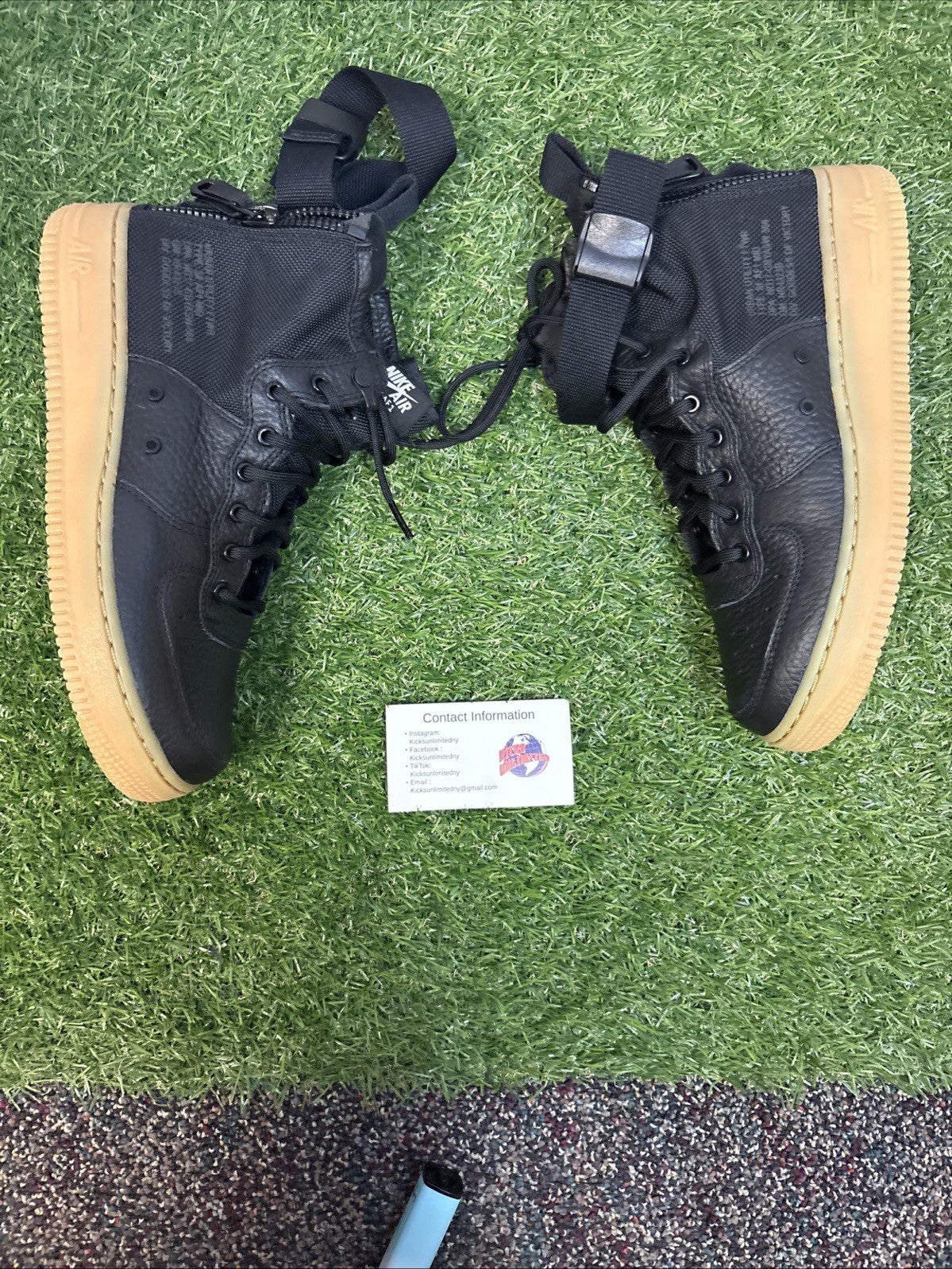 Size 5.5    Nike SF Air Force 1 Mid Black Gum4
