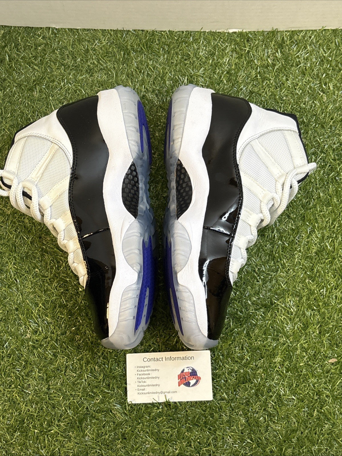 Size 7.5  Air Jordan 11 Retro Concord (2018) 378037 1001