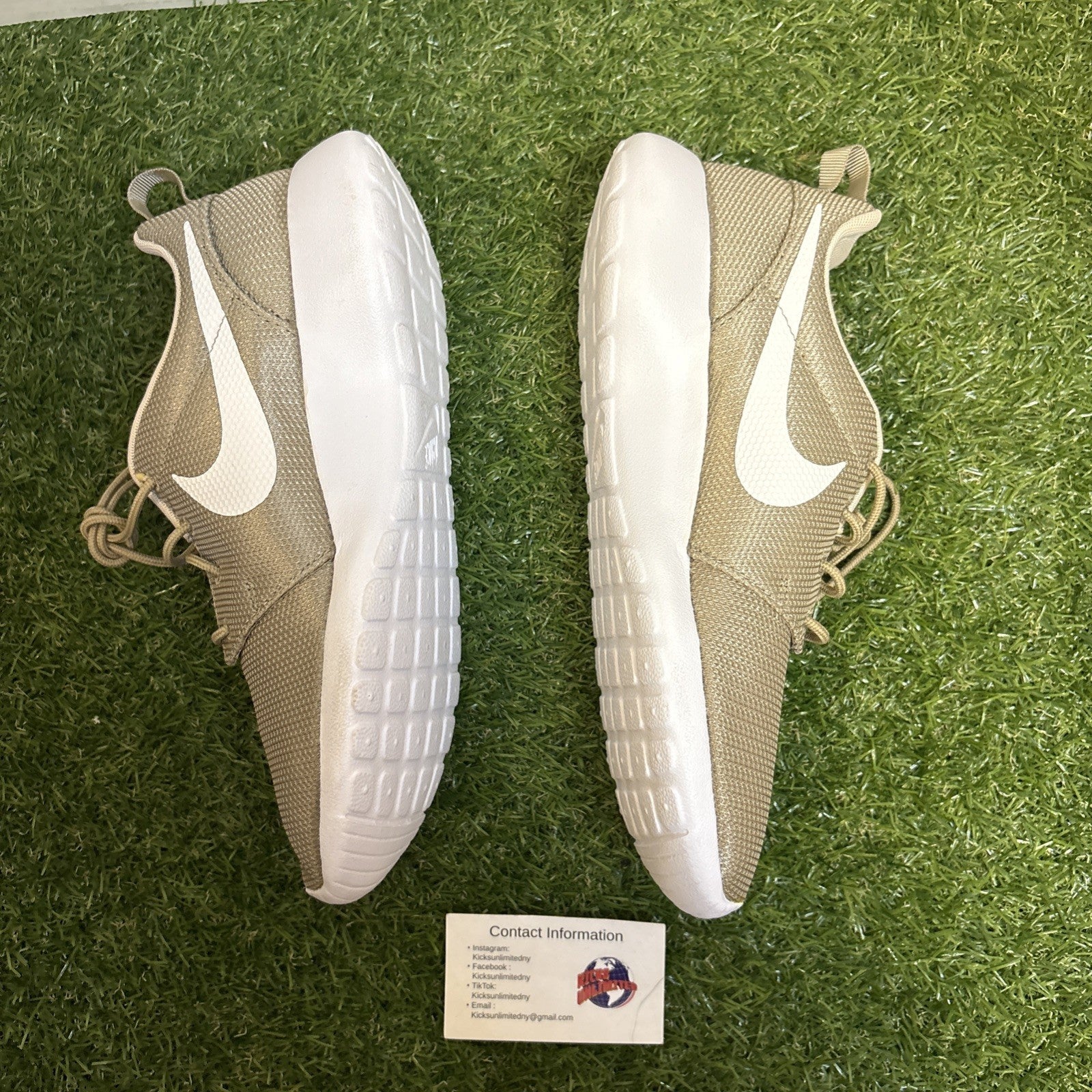 Size 8.5   Nike Roshe Run One Khaki2