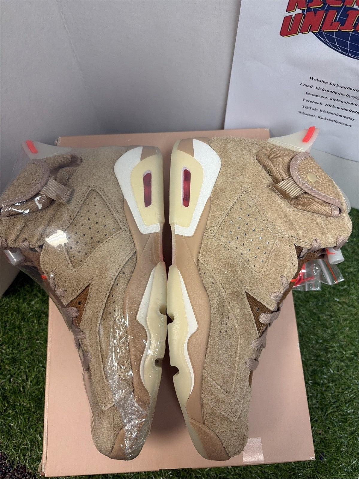 Size 8 - Jordan 6 Retro x Travis Scott Mid British Khaki3