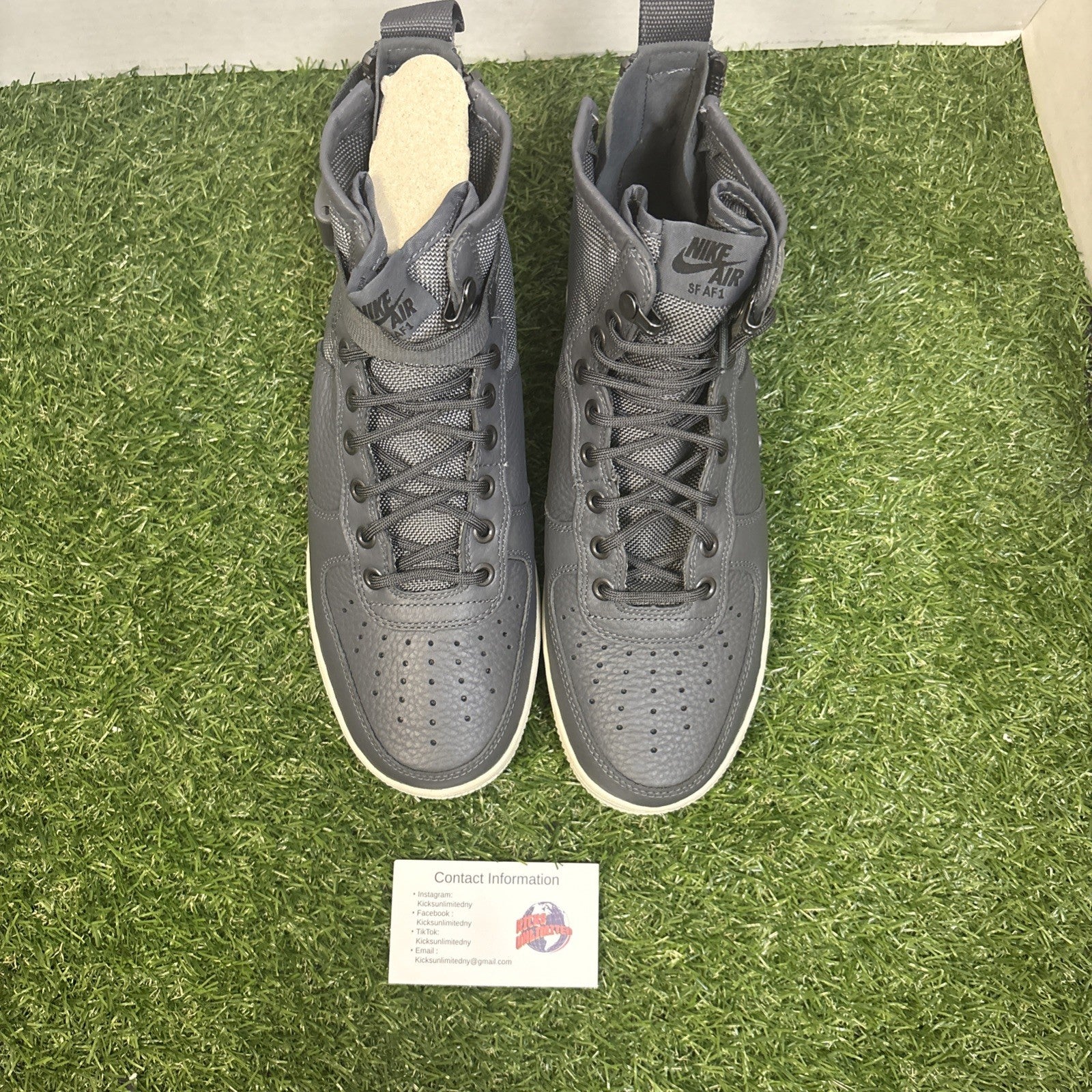 Size 8.5   Nike SF Air Force 1 Mid Dark Grey2