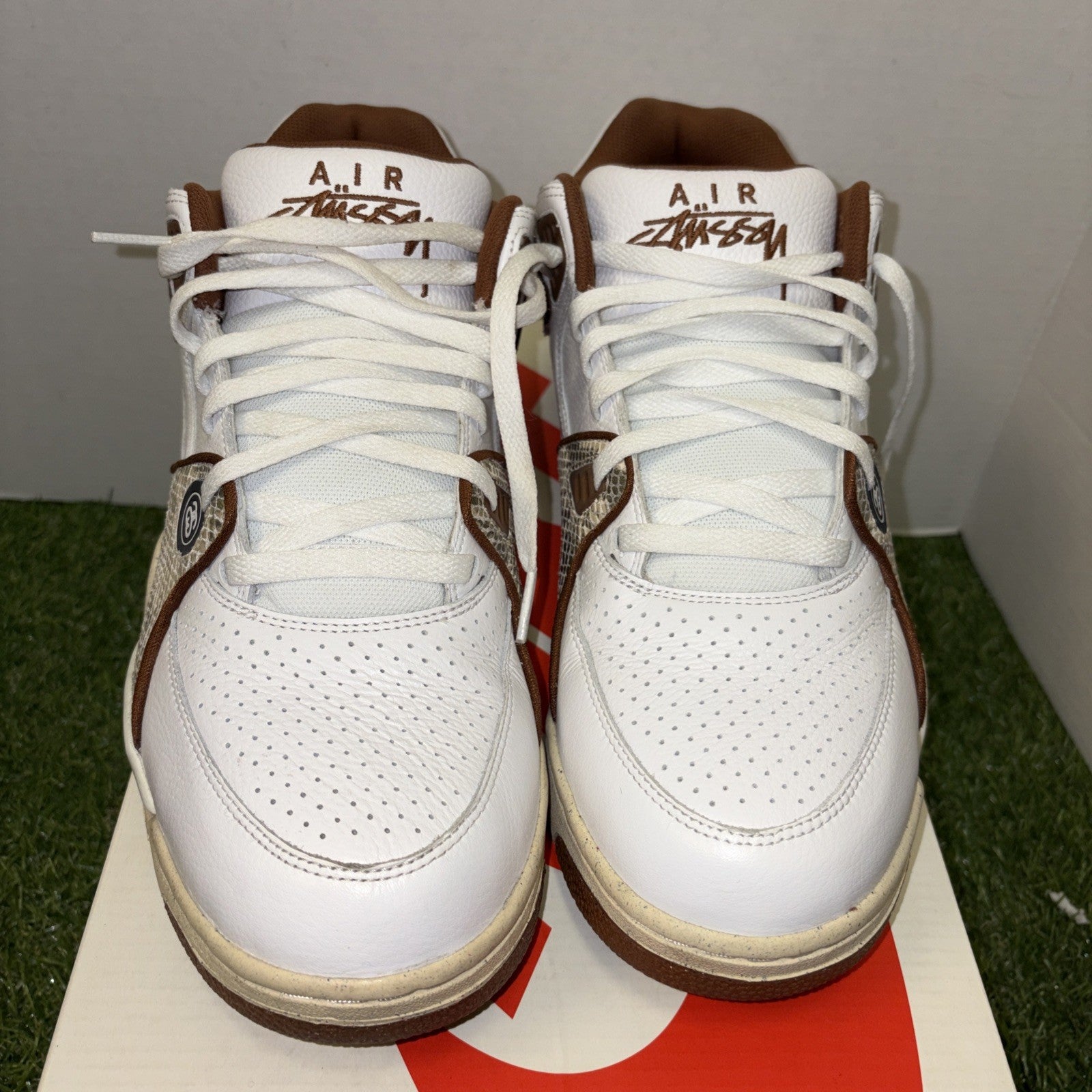 Size 13   Men's Stussy x Nike Air Flight 89 SP Low Pecan1