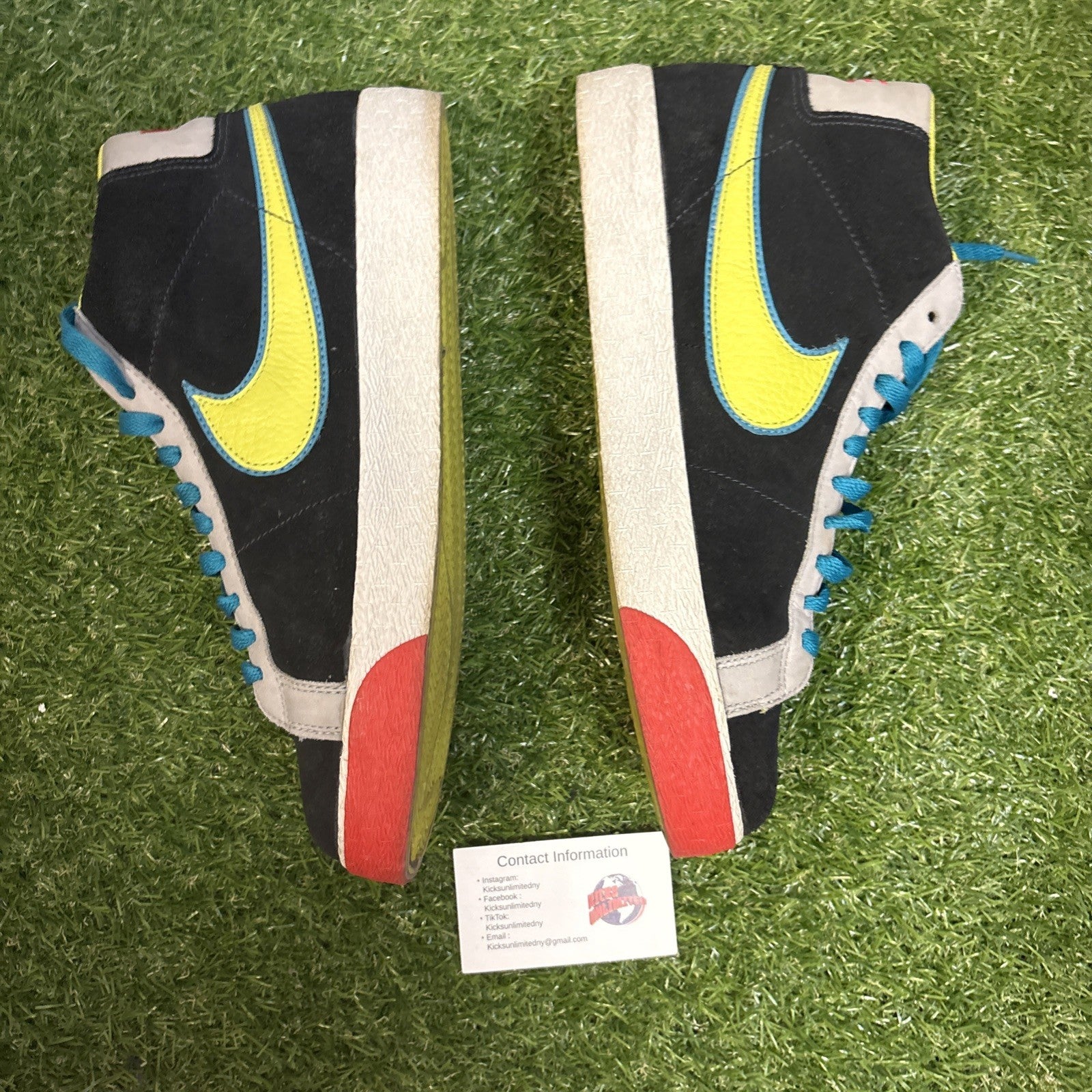 Size 10.5   Nike Blazer Sb Pacman Black   310801 0311
