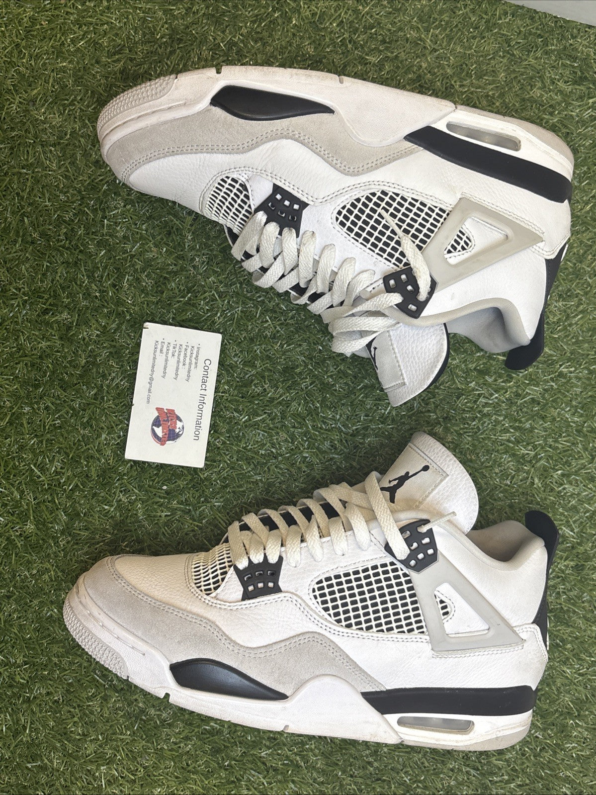 Size 10   Jordan 4 Retro Mid Military Black3