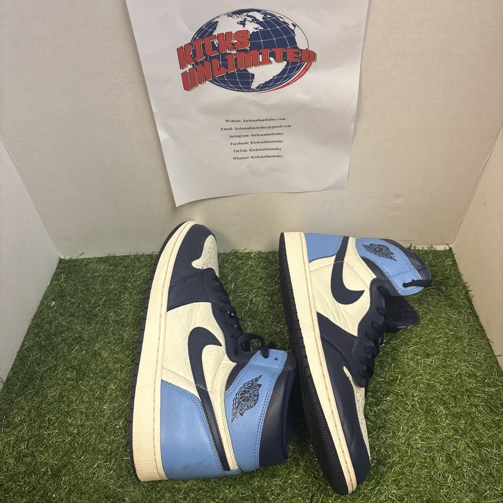 Size 13- Jordan 1 Retro OG High Obsidian UNC 20190