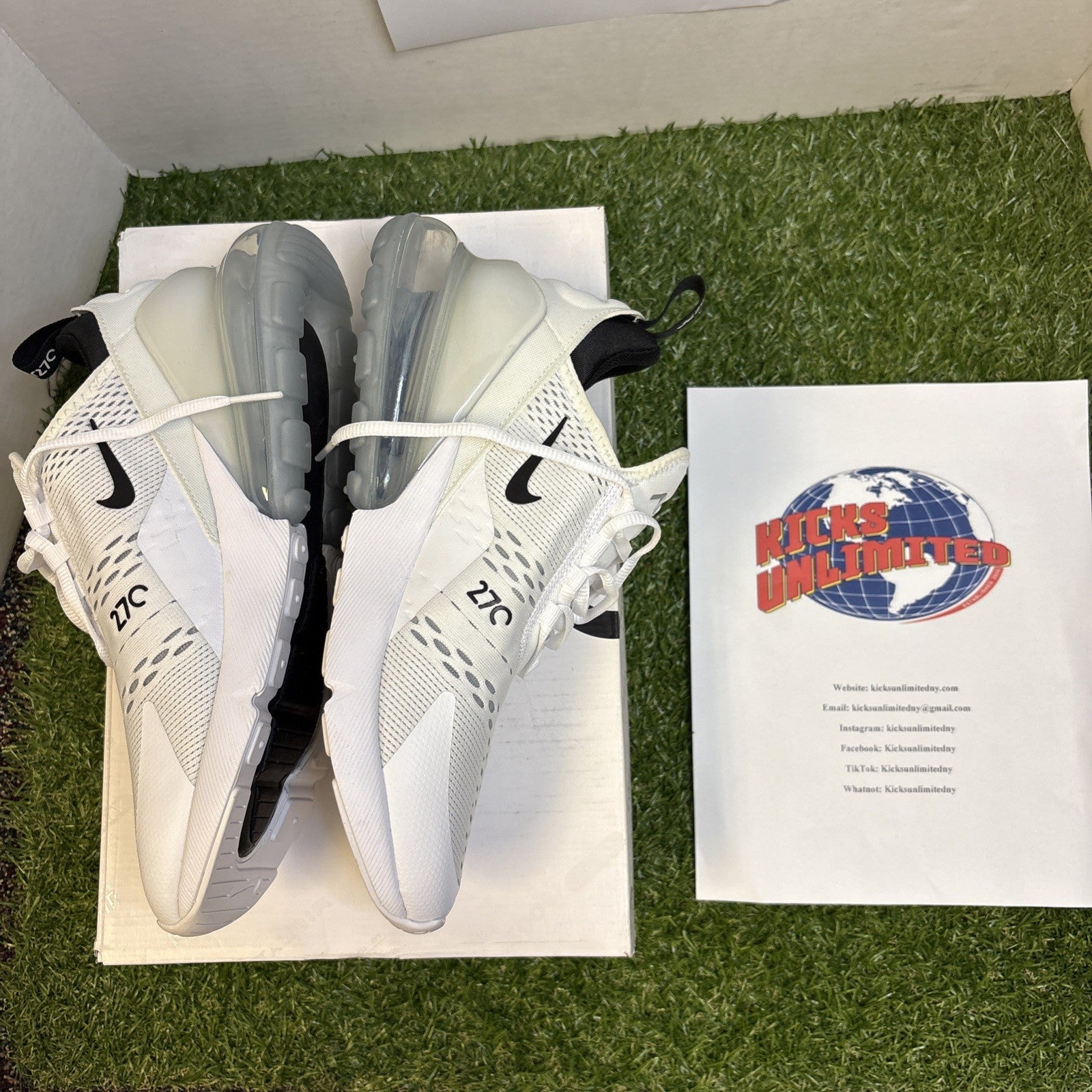 Size 8.5   Nike Air Max 270 Low White3