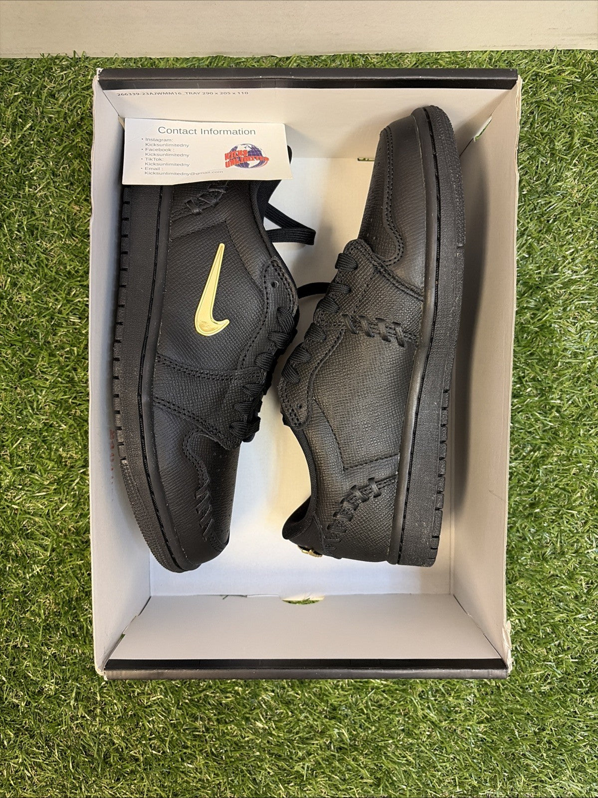 Size 7 - Air Jordan 1 Method of Make Low Black W0
