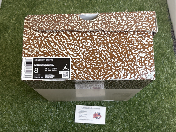 Size 8   Jordan 3 Retro Palomino CT8532 1025