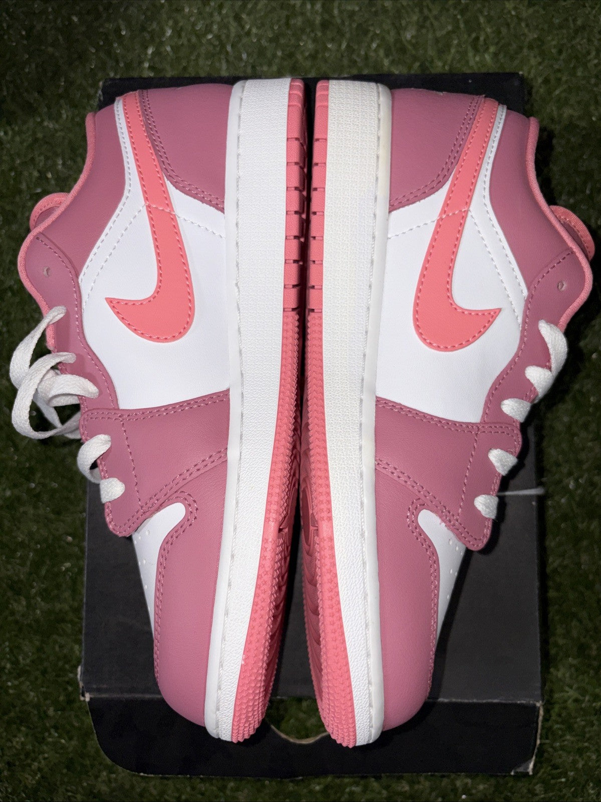 Air Jordan 1 Low GS Berry Pink 553560 616 Size 6Y/ 7.5 Wmns Retro Sneakers2