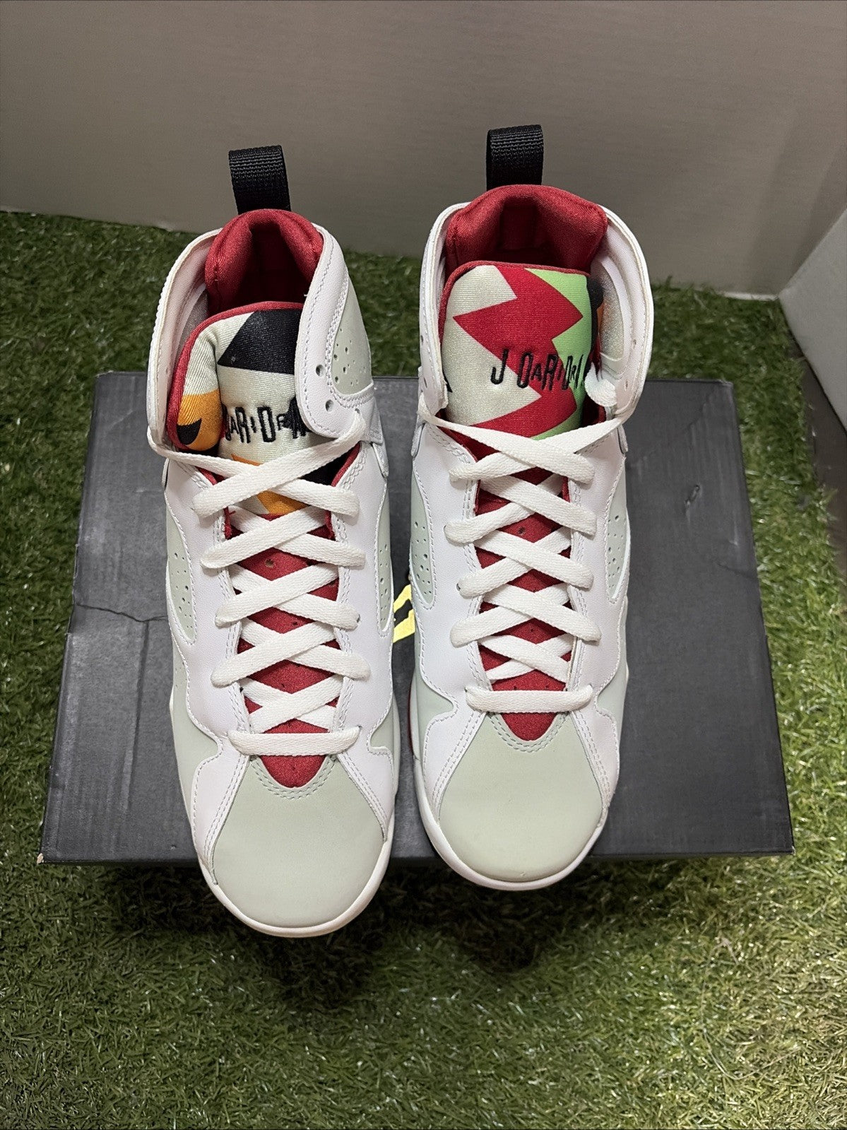 Nike Air Jordan 7 Retro Hare 2015 (GS) White/True Red Youth Size 6.5Y (with Box)3