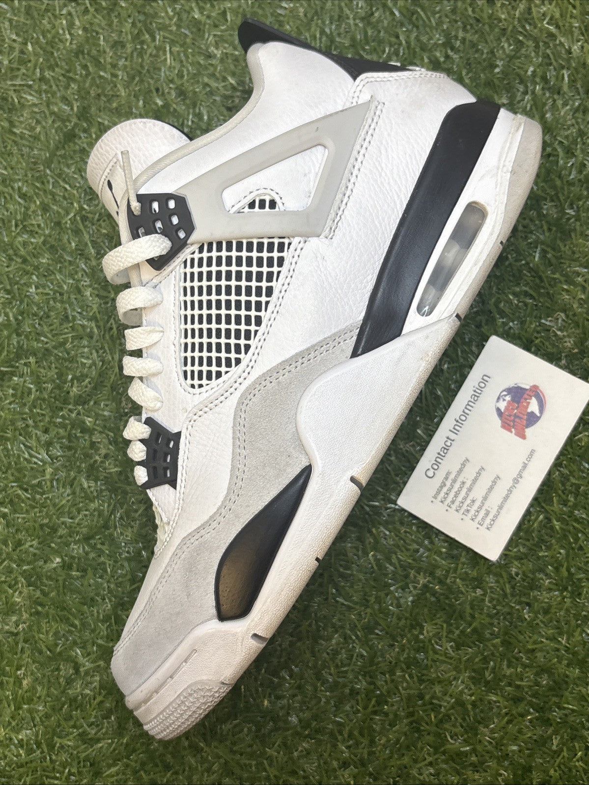 Size 10   Jordan 4 Retro Mid Military Black6