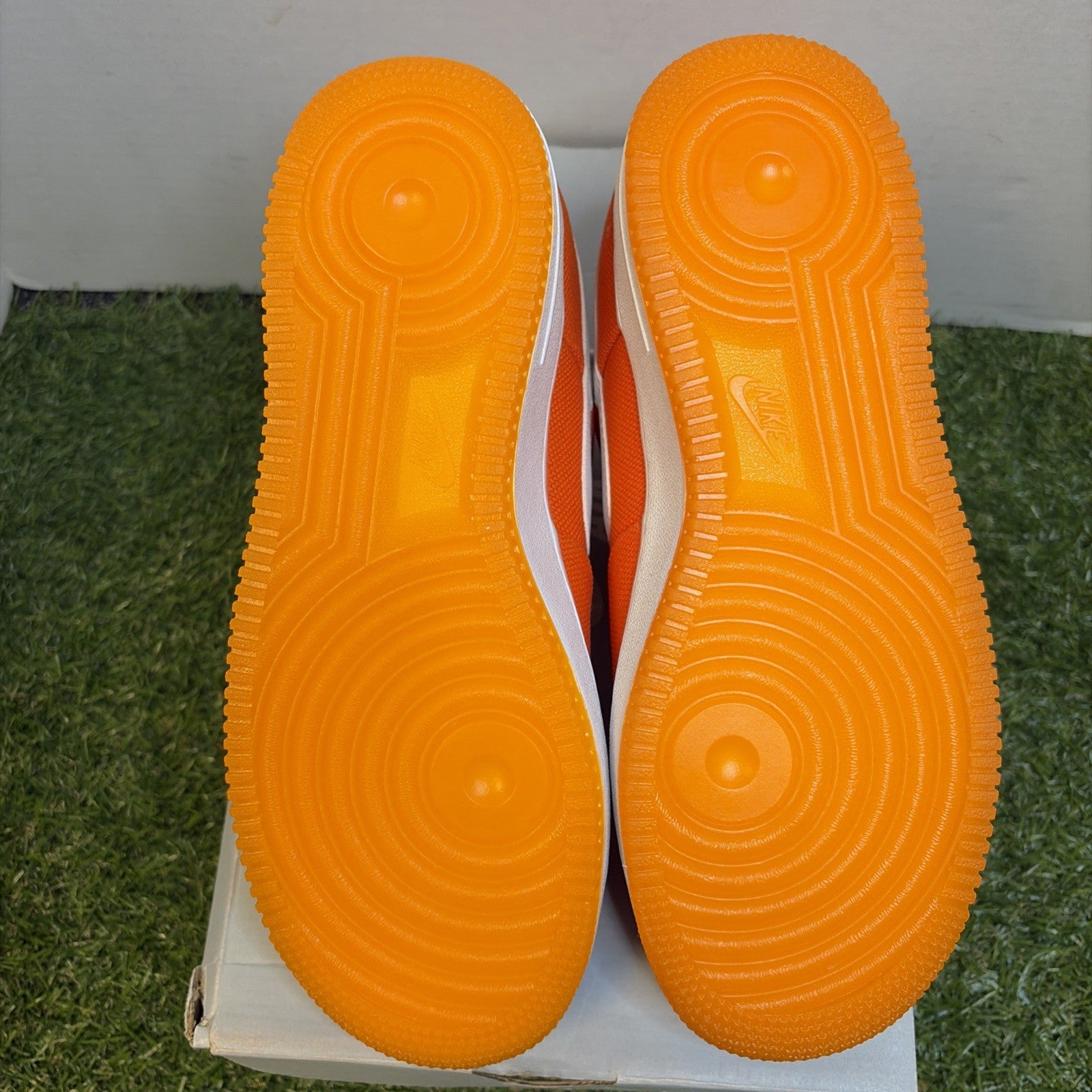 Size 8 - Nike Air Force 1 Canvas Low Orange W4