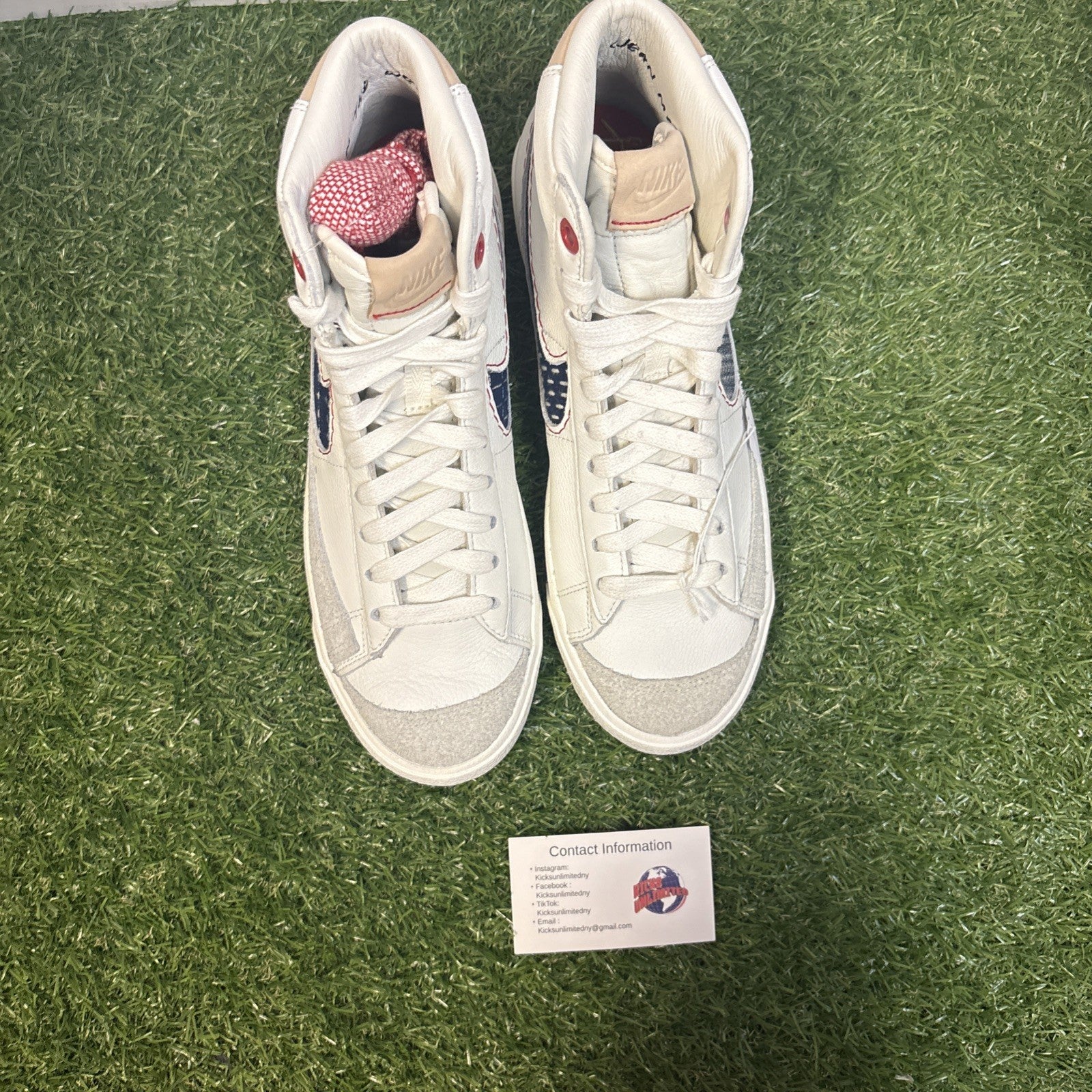 Size 9   Denham x Nike Blazer Mid Sail2
