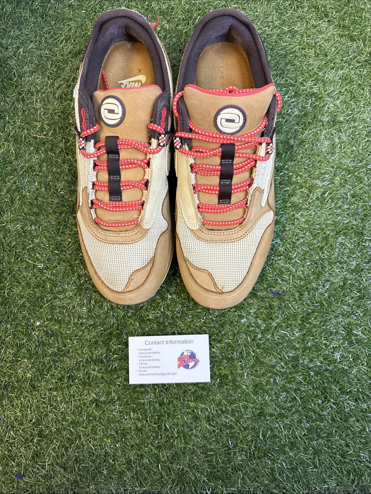 Size 10.5 - Nike Air Max 1 x Travis Scott Low Wheat2