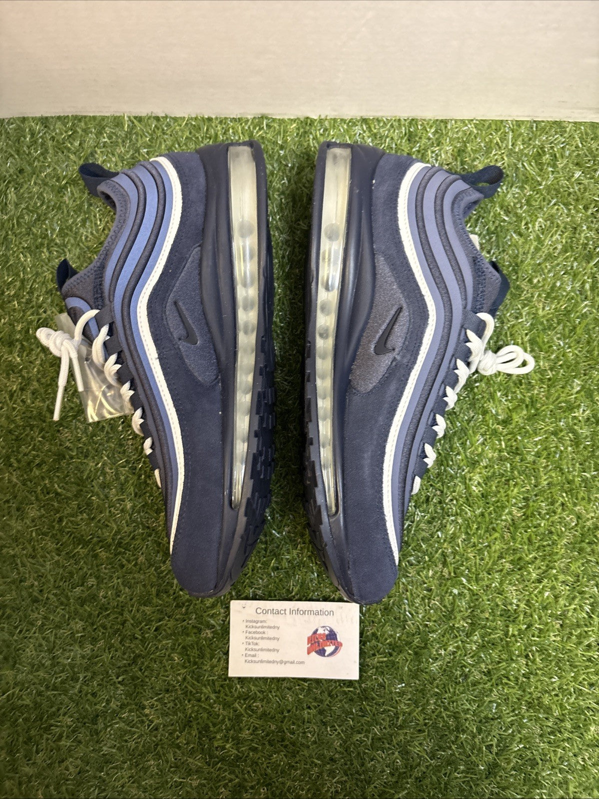 Size 9.5   Nike Air Max 97 Ultra 17 SE Navy White0