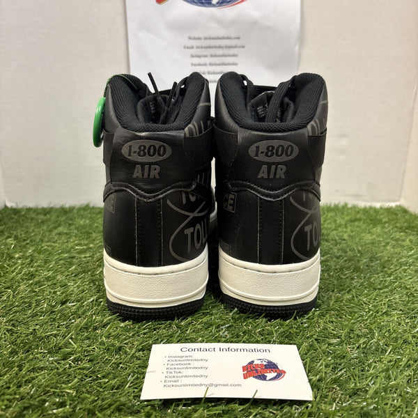 Size 9   Nike Air Force 1 '07 Premium High Toll Free Pack   Black6