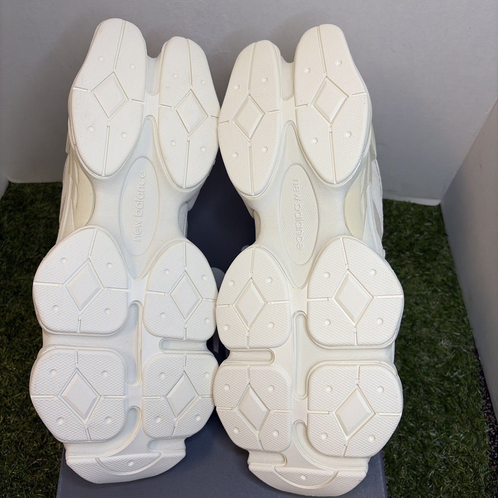 Size 12 - New Balance 9060 White Beige4