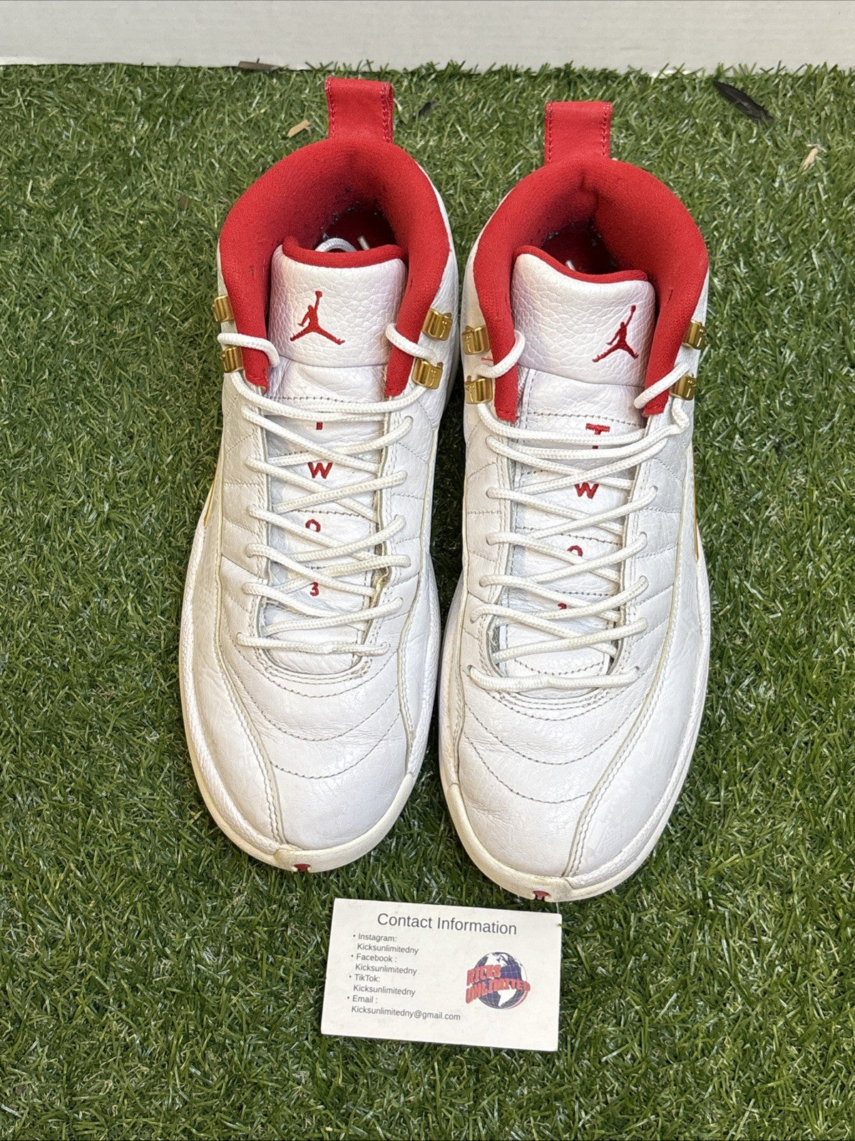 Size 8   Air Jordan 12 Retro FIBA 130690 1070