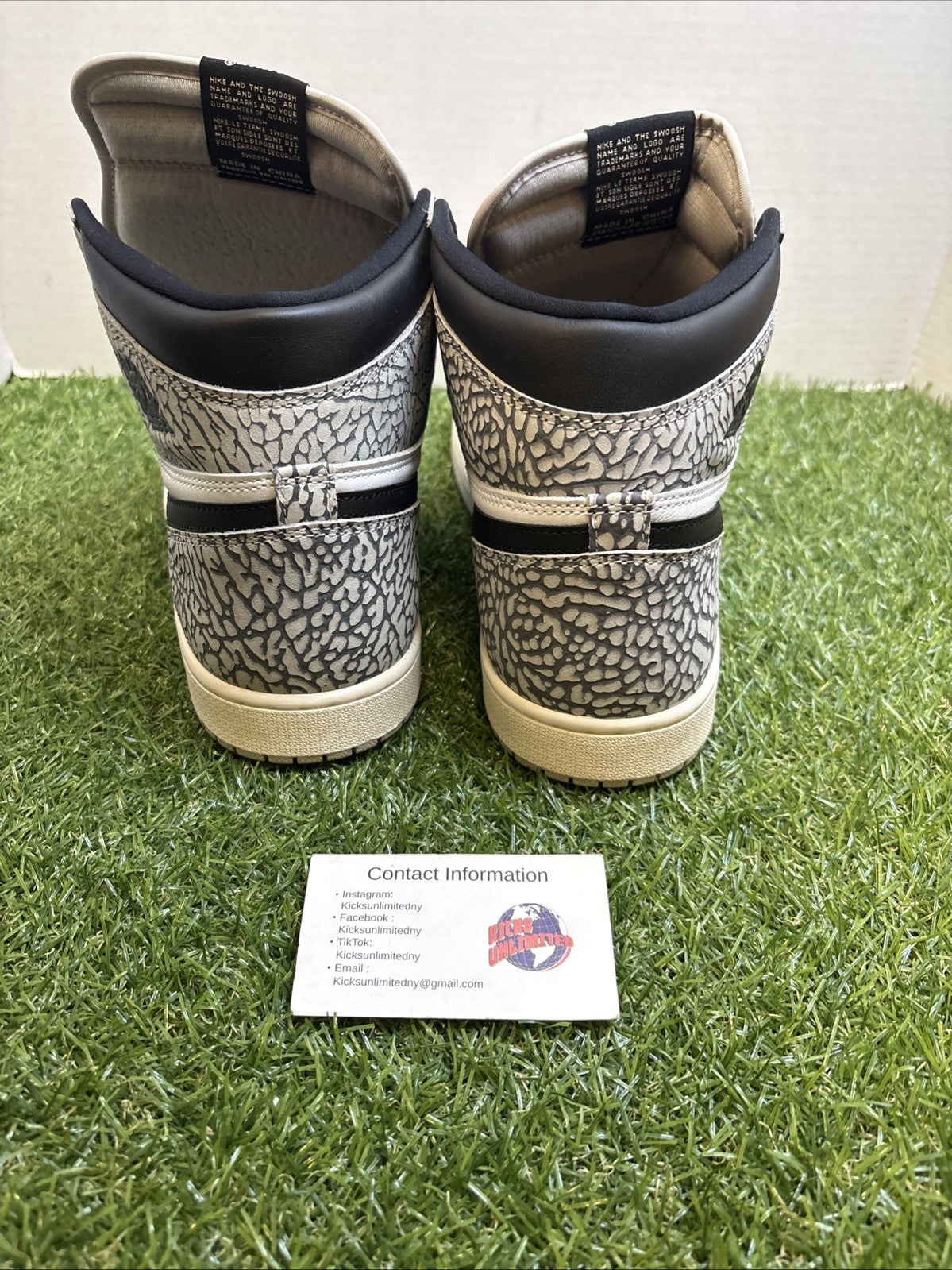 Size 12.5   Air Jordan 1 Retro OG High White Cement3