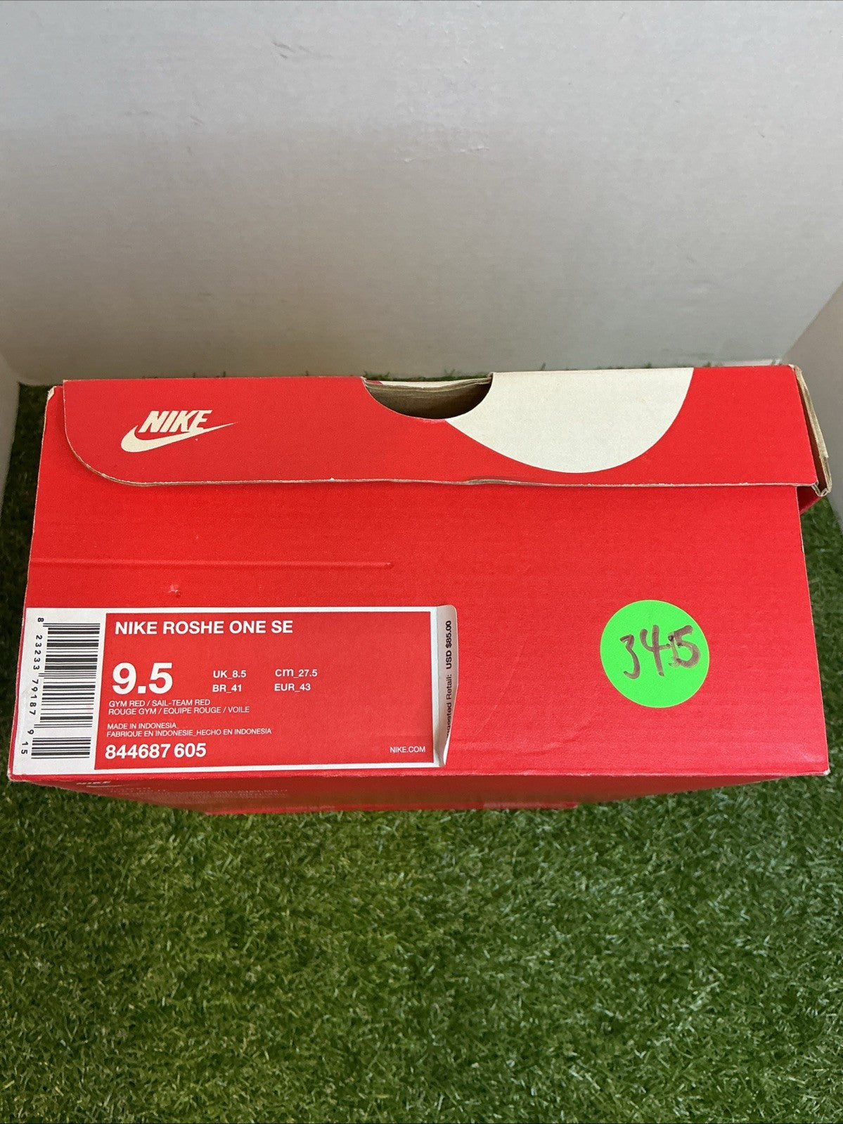 Size 9.5 - Nike Roshe One SE Gym Red 844687-6055