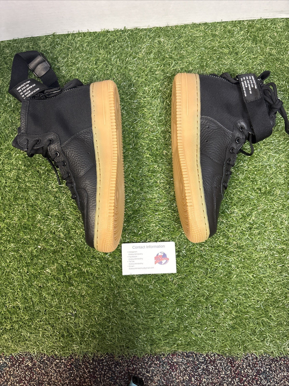 Size 5.5    Nike SF Air Force 1 Mid Black Gum3