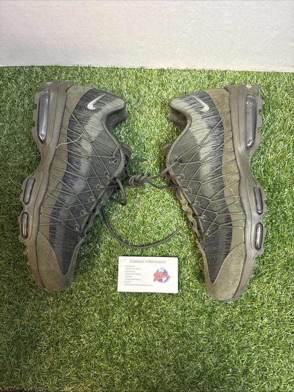 Size 10   Nike Air Max 95 Ultra Jacquard Cargo Khaki0