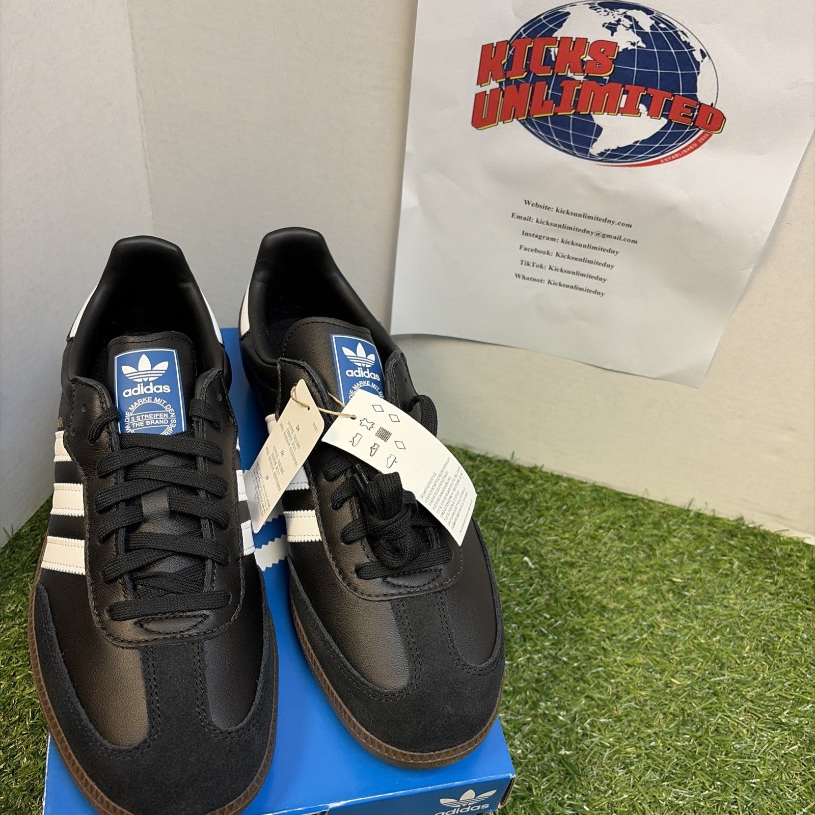 Size 10 - adidas Samba OG Black Gum1