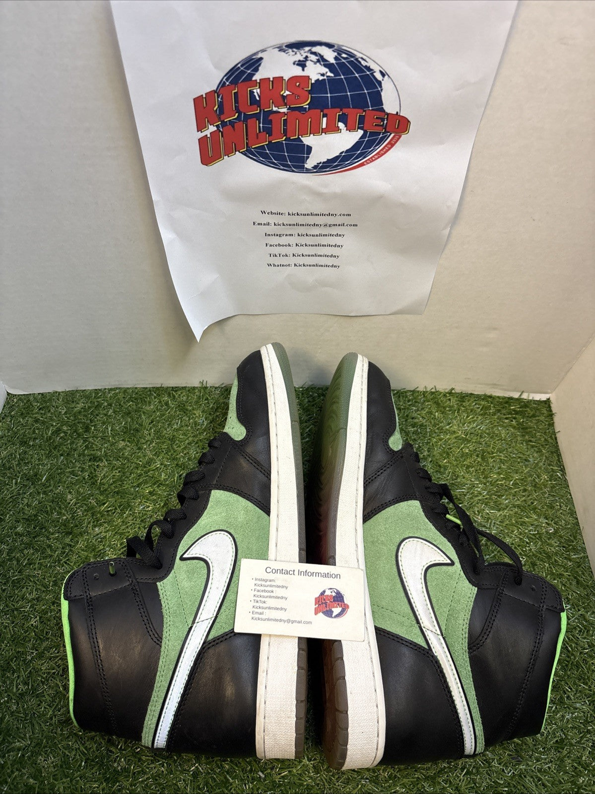 Size 13 - Air Jordan 1 Zoom High Zen Green1