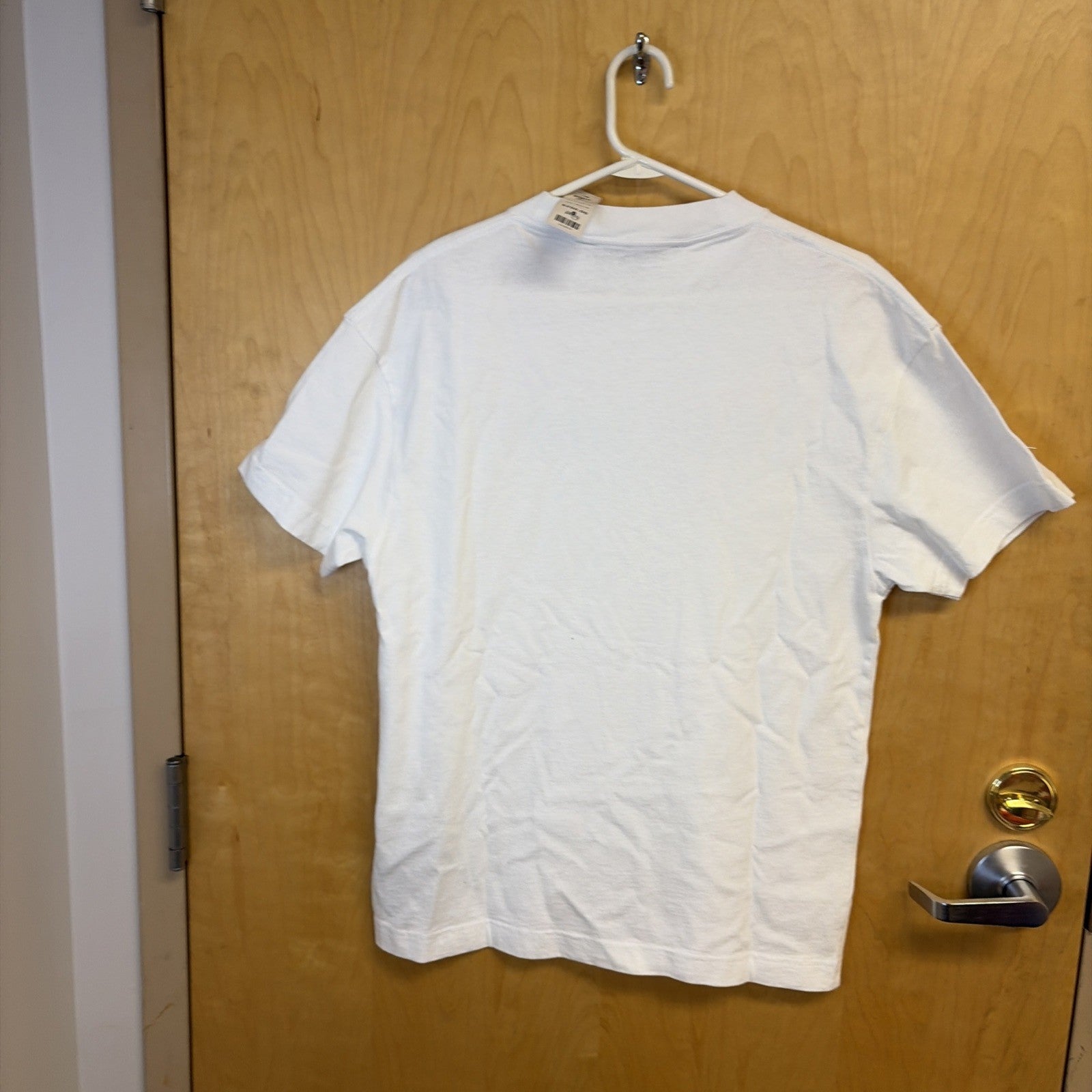 Palm Angels Unisex White With Pink T-shirt - Size Small1