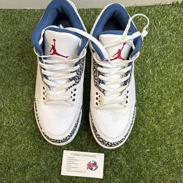 Air Jordan 3 Retro True blue Size 8.5 (2011) 136064 1040