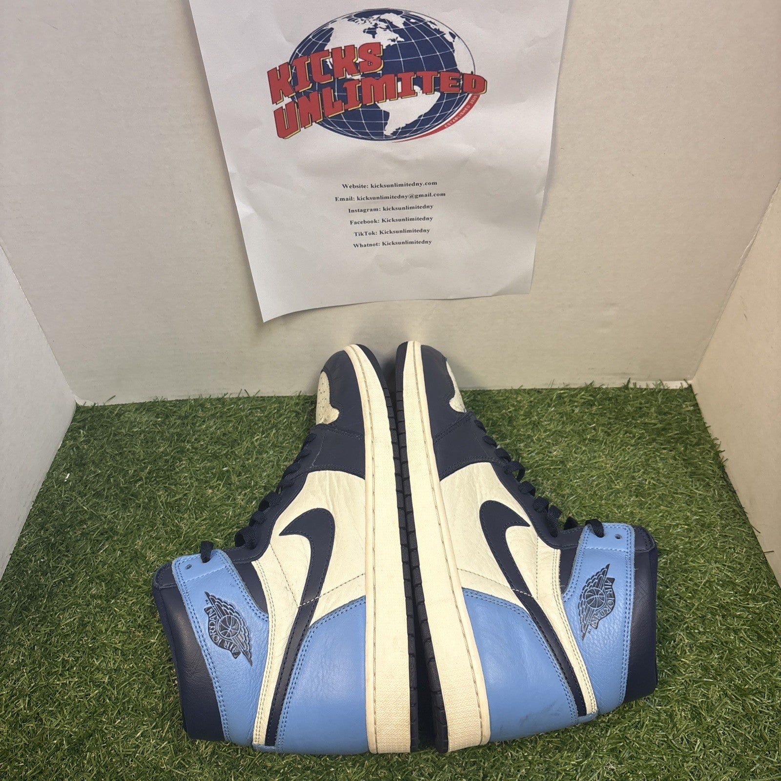 Size 13- Jordan 1 Retro OG High Obsidian UNC 20191