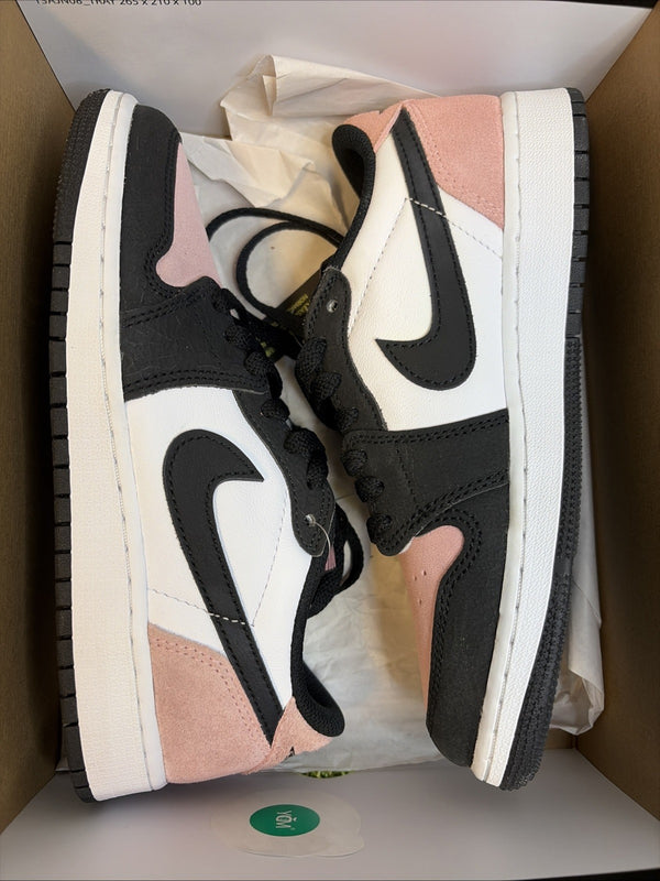 Air Jordan 1 Low OG Bleached Coral (GS) Sneakers CZ0858-061 Mens Size 4.5 New0