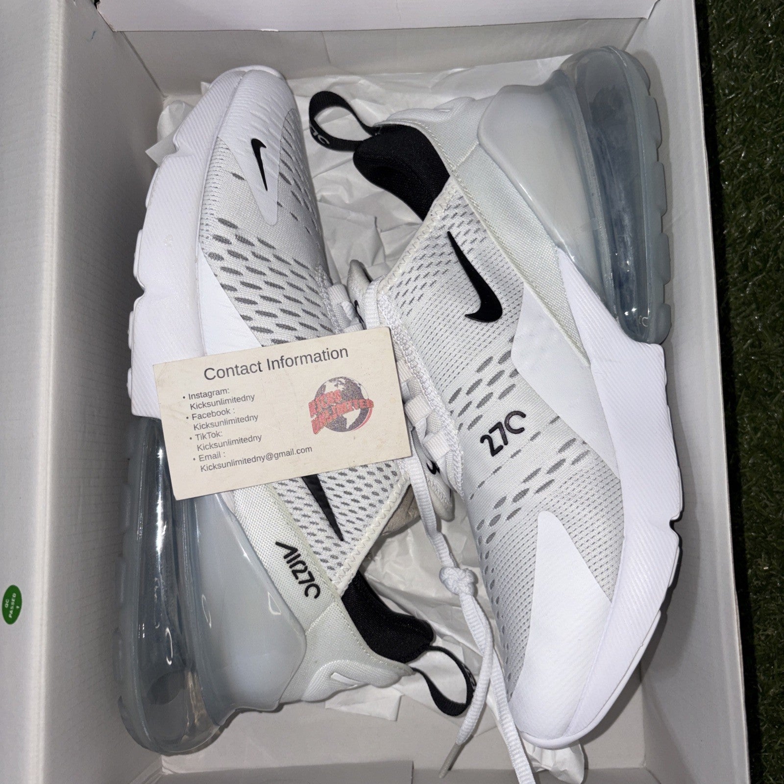 Size 8   Nike Air Max 270 Low White0