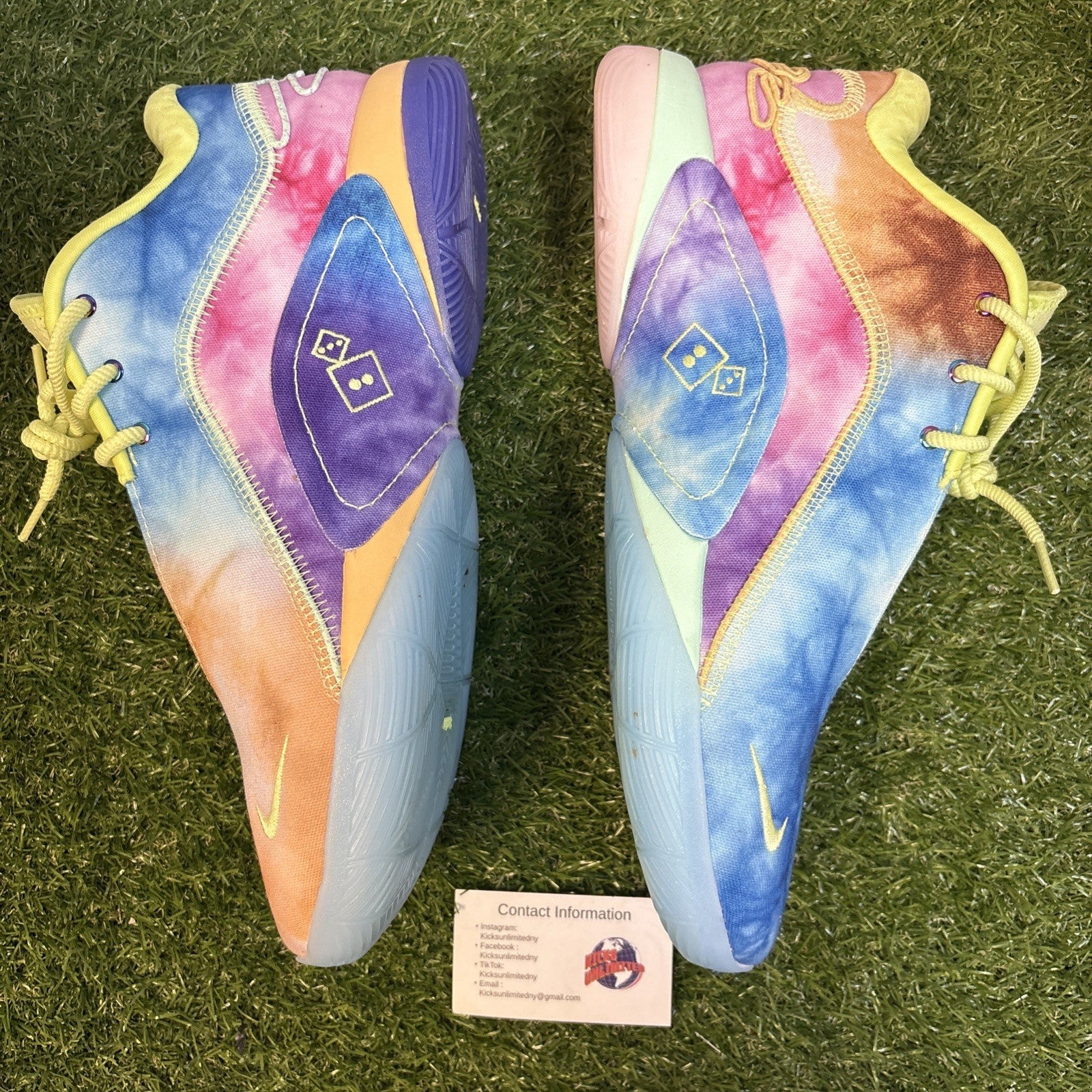 Size 13   Monopoly x Nike LeBron 22 Tie Dye with translucent bottoms1