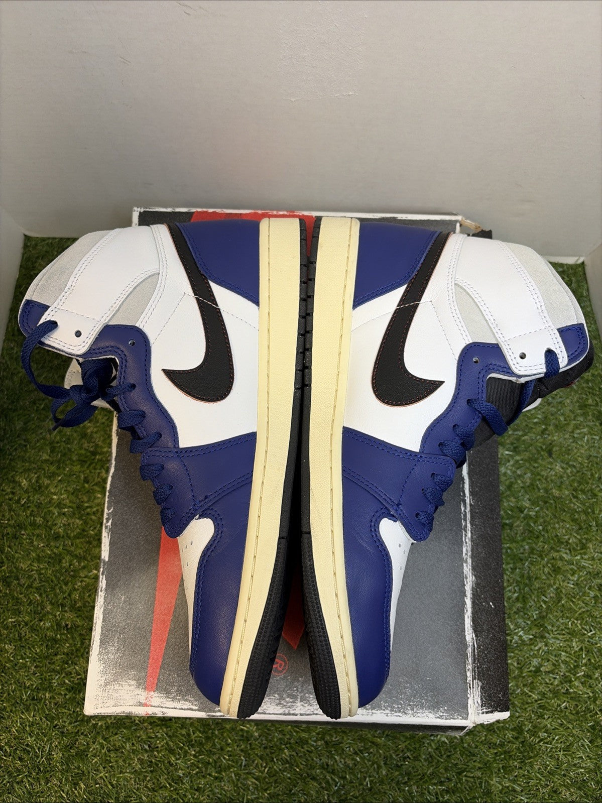 Size 12 - Air Jordan 1 Retro OG High Rare Air - Deep Royal Blue2