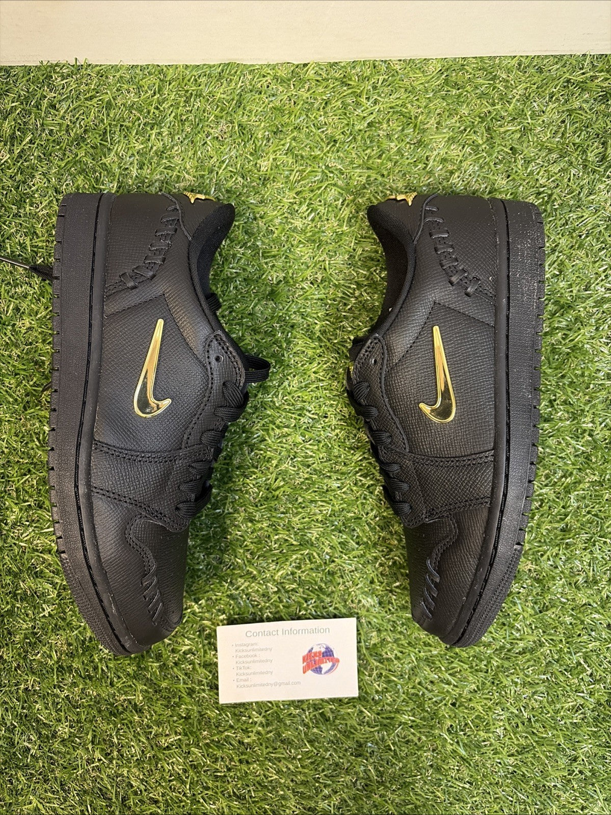 Size 7 - Air Jordan 1 Method of Make Low Black W3
