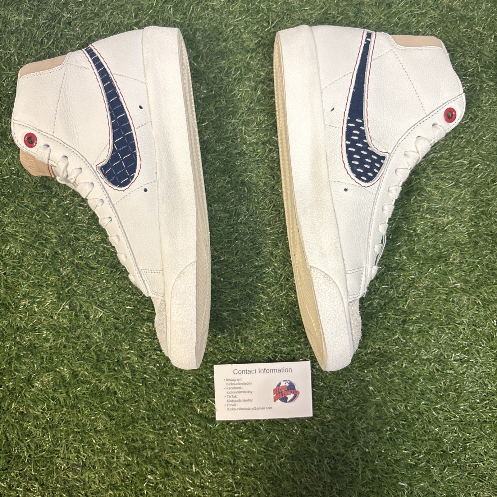Size 9   Denham x Nike Blazer Mid Sail3