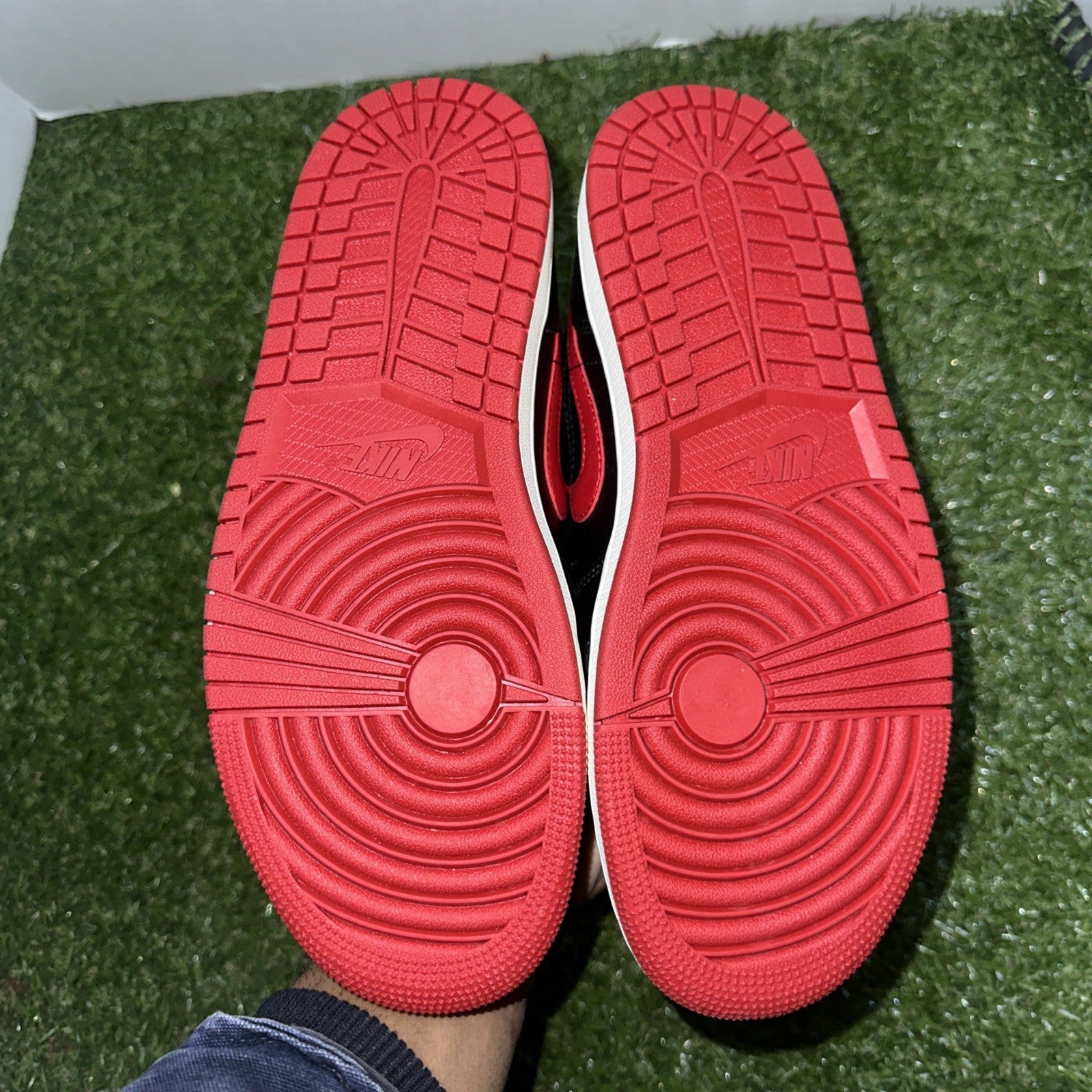 Nike Air Jordan 1 Low Black/Red Womans 9.5  DC0774-061 New W/box3