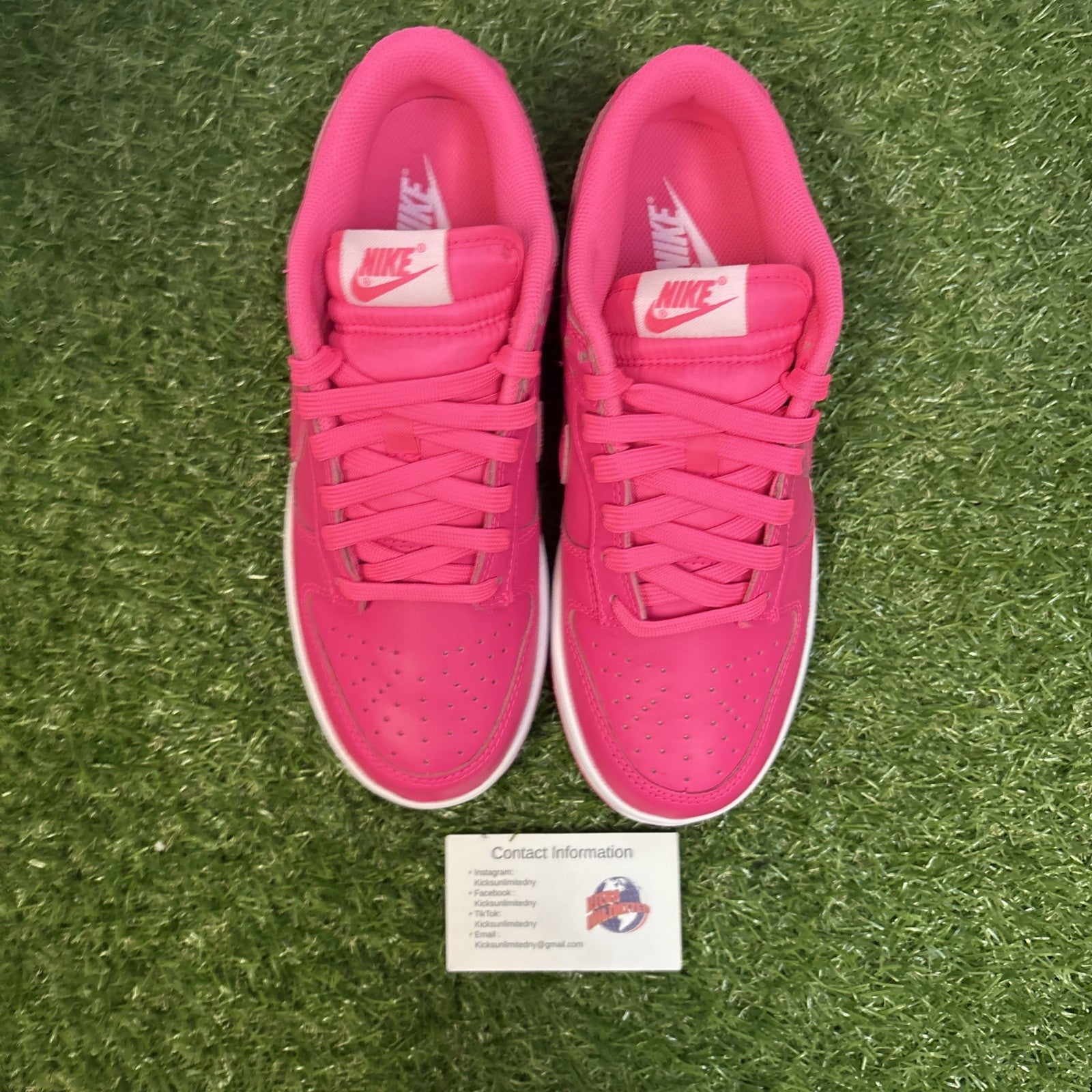 Size 8   Nike Dunk Low Hyper Pink W2