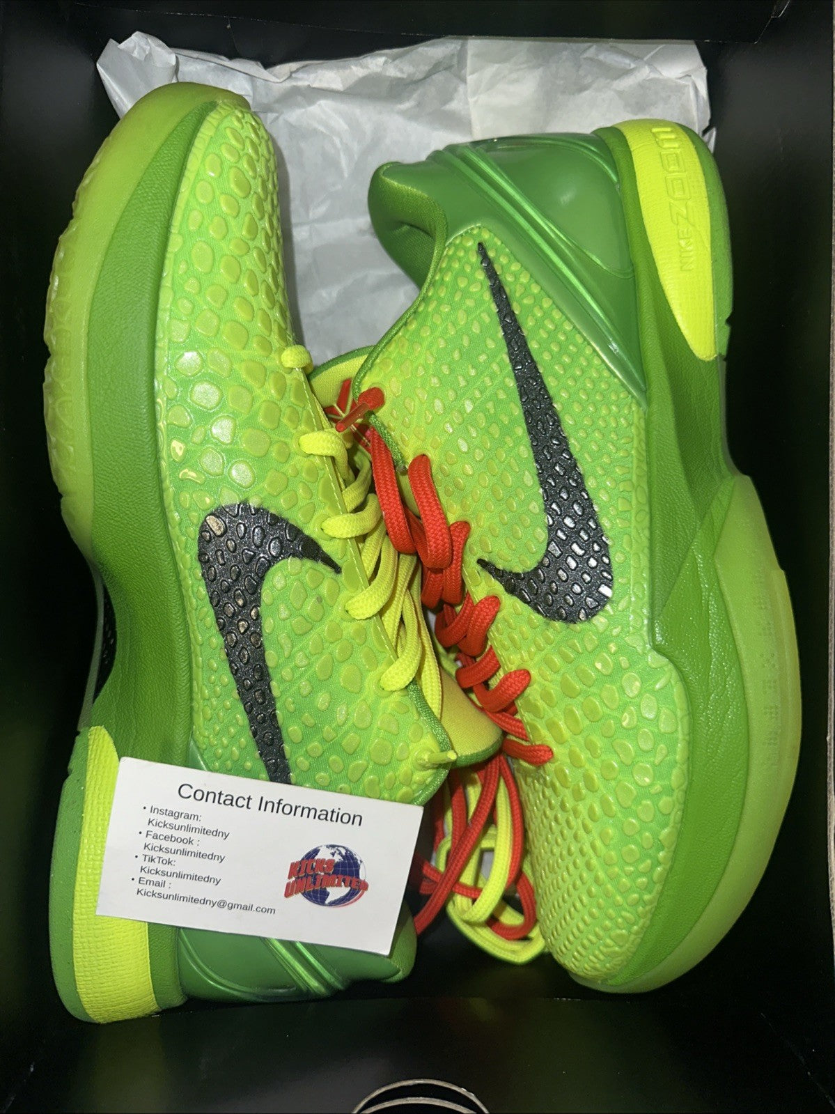 Size 10.5 - Nike Zoom Kobe 6 Protro Low Grinch0