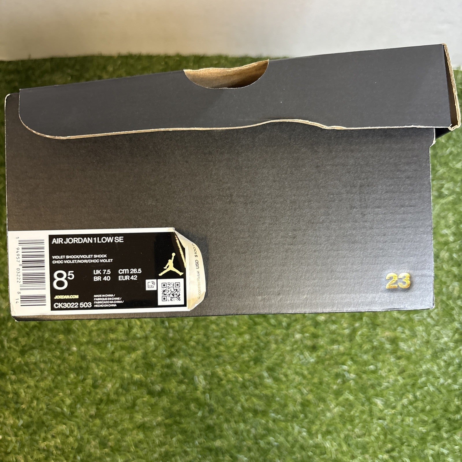 Size 8.5 - Air Jordan 1 SE Low Violet Shock5