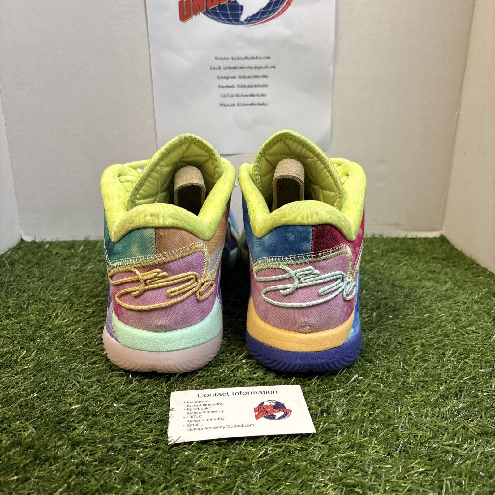 Size 13   Monopoly x Nike LeBron 22 Tie Dye with translucent bottoms4