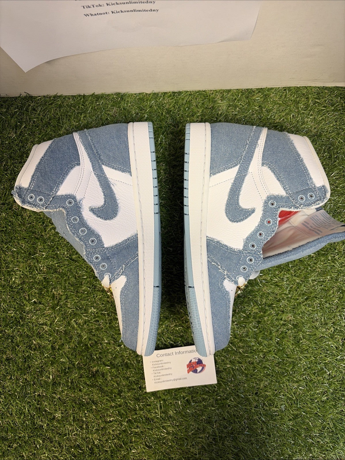 Size 7 - Jordan 1 High OG Denim 20223