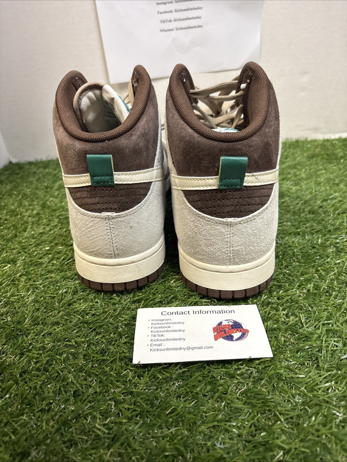 Size 10.5   Nike Dunk High Light Chocolate5